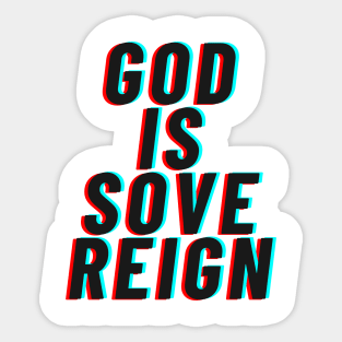 God is Sovereign Sticker